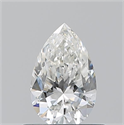 Natural Diamond 0.51 Carats, Pear with  Cut, G Color, VS2 Clarity and Certified by GIA