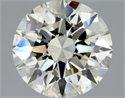 Diamante Natural 1.70 quilates, Redondo , Color L, claridad VS1 y certificado HRD