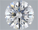 Del inventario de diamantes de laboratorio, 2.74 quilates, Redondo , Color D, claridad VVS2 y certificado IGI