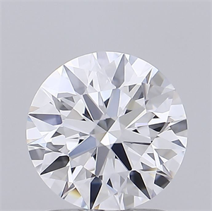 Picture of Lab Grown Diamond 1.51 Carats, Round with Ideal Cut, D Color, VVS2 Clarity and Certified by IGI