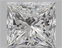 Natural Diamond 0.70 Carats, Princess with  Cut, E Color, VS1 Clarity and Certified by GIA