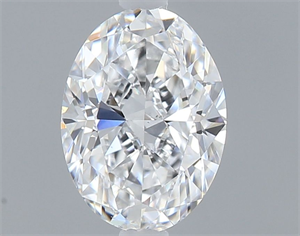 Picture of Natural Diamond 0.50 Carats, Oval with  Cut, D Color, VS2 Clarity and Certified by GIA