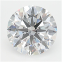 Lab Grown Diamond 3.02 Carats, Round with Excellent Cut, D Color, VS1 Clarity and Certified by GIA