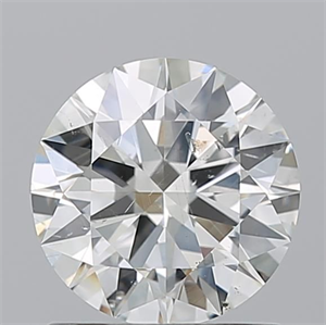 Picture of Natural Diamond 1.09 Carats, Round with Excellent Cut, K Color, SI2 Clarity and Certified by GIA