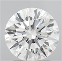 Del inventario de diamantes de laboratorio, 2.54 quilates, Redondo , Color E, claridad VVS2 y certificado IGI