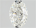 Natural Diamond 1.25 Carats, Oval with  Cut, G Color, VVS1 Clarity and Certified by GIA
