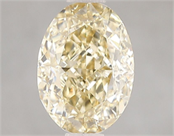 Picture of Lab Grown Diamond 2.01 Carats, Oval with  Cut, Fancy Intense Yellow Color, VS1 Clarity and Certified by IGI