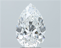 Diamante Natural 3.01 quilates, De pera , Color E, claridad SI1 y certificado GIA