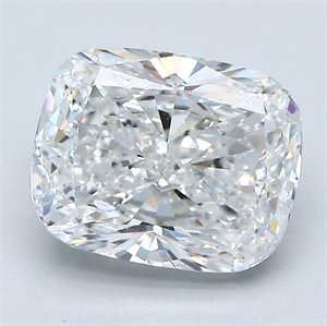 Picture of Natural Diamond 3.01 Carats, Cushion with  Cut, F Color, SI1 Clarity and Certified by GIA