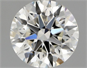 Natural Diamond 0.70 Carats, Round with Excellent Cut, I Color, VVS2 Clarity and Certified by GIA