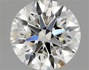 Picture of Natural Diamond 0.70 Carats, Round with Excellent Cut, I Color, VVS2 Clarity and Certified by GIA