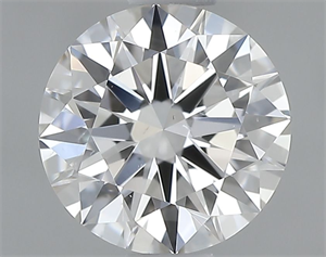 Picture of Natural Diamond 0.71 Carats, Round with Excellent Cut, E Color, VS2 Clarity and Certified by GIA