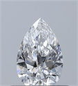 Natural Diamond 0.41 Carats, Pear with  Cut, D Color, VS1 Clarity and Certified by GIA