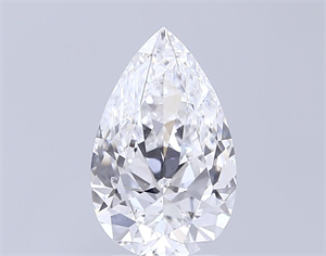 Picture of Natural Diamond 2.52 Carats, Pear with  Cut, E Color, SI1 Clarity and Certified by GIA