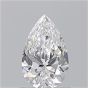 Diamante Natural 0.91 quilates, De pera , Color D, claridad SI1 y certificado GIA
