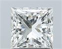 Natural Diamond 1.01 Carats, Princess with  Cut, G Color, VS2 Clarity and Certified by GIA