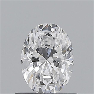 Picture of Natural Diamond 0.70 Carats, Oval with  Cut, D Color, SI1 Clarity and Certified by GIA
