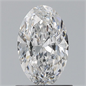 Diamante Natural 0.80 quilates, Ovalado , Color D, claridad VVS2 y certificado GIA