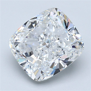 Picture of Natural Diamond 3.40 Carats, Cushion with  Cut, F Color, SI1 Clarity and Certified by GIA