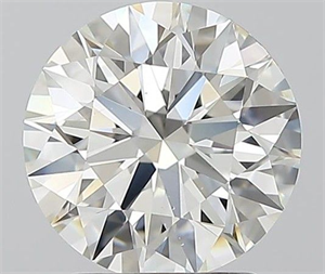 Foto Diamante Natural 2.01 quilates, Redondo , Color H, claridad VS2 y certificado IGI de