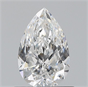 Natural Diamond 0.70 Carats, Pear with  Cut, E Color, VVS1 Clarity and Certified by GIA