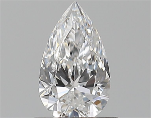 Foto Diamante Natural 0.50 quilates, De pera , Color D, claridad SI1 y certificado GIA de