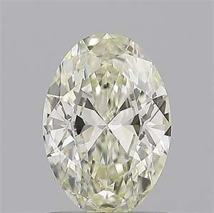 Picture of Natural Diamond 1.21 Carats, Oval with  Cut, L Color, VS2 Clarity and Certified by GIA
