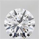 Lab Grown Diamond 1.24 Carats, Round with Ideal Cut, E Color, VVS1 Clarity and Certified by IGI