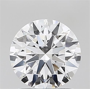 Picture of Lab Grown Diamond 1.24 Carats, Round with Ideal Cut, E Color, VVS1 Clarity and Certified by IGI