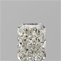 Natural Diamond 0.50 Carats, Radiant with  Cut, J Color, VVS1 Clarity and Certified by GIA