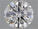 Lab Grown Diamond 3.55 Carats, Round with Ideal Cut, D Color, FL Clarity and Certified by IGI