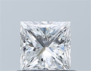Foto Diamante Natural 0.50 quilates, Princesa , Color D, claridad VVS1 y certificado GIA de