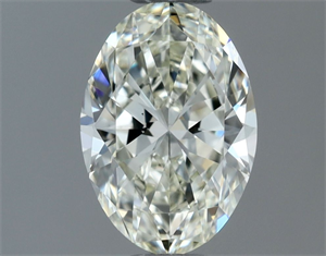Picture of Natural Diamond 0.60 Carats, Oval with  Cut, I Color, VS1 Clarity and Certified by IGI
