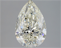 Diamante Natural 2.01 quilates, De pera , Color J, claridad SI2 y certificado HRD