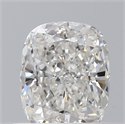 Natural Diamond 0.73 Carats, Cushion with  Cut, F Color, VS2 Clarity and Certified by GIA