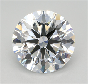 Picture of Lab Grown Diamond 5.01 Carats, Round with Ideal Cut, F Color, VVS1 Clarity and Certified by IGI