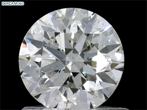 Foto Diamante Natural 0.90 quilates, Redondo , Color I, claridad SI1 y certificado GIA de