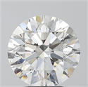 Natural Diamond 4.02 Carats, Round with Excellent Cut, G Color, SI1 Clarity and Certified by GIA