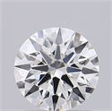 Lab Grown Diamond 0.77 Carats, Round with Ideal Cut, D Color, VVS2 Clarity and Certified by IGI