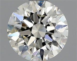 Picture of Natural Diamond 0.80 Carats, Round with Excellent Cut, K Color, SI1 Clarity and Certified by GIA