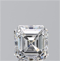 Natural Diamond 1.01 Carats, Asscher with  Cut, D Color, VS1 Clarity and Certified by GIA