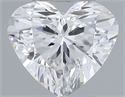 Natural Diamond 0.31 Carats, Heart with  Cut, E Color, VVS2 Clarity and Certified by GIA
