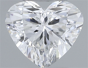 Picture of Natural Diamond 0.31 Carats, Heart with  Cut, E Color, VVS2 Clarity and Certified by GIA