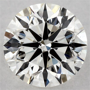 Picture of Natural Diamond 0.45 Carats, Round with Excellent Cut, J Color, SI1 Clarity and Certified by GIA