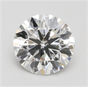 Lab Grown Diamond 2.30 Carats, Round with Ideal Cut, E Color, SI1 Clarity and Certified by IGI
