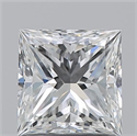 Natural Diamond 1.01 Carats, Princess with  Cut, G Color, VS1 Clarity and Certified by GIA