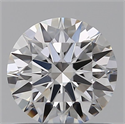 Lab Grown Diamond 0.73 Carats, Round with Ideal Cut, D Color, VVS1 Clarity and Certified by IGI