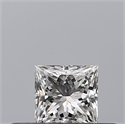 Diamante Natural 0.23 quilates, Princesa , Color E, claridad VVS2 y certificado GIA