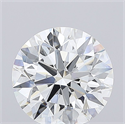 Lab Grown Diamond 5.52 Carats, Round with Ideal Cut, E Color, VVS2 Clarity and Certified by IGI