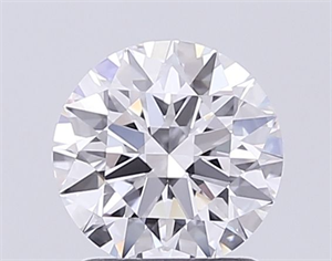 Picture of Lab Grown Diamond 1.50 Carats, Round with Excellent Cut, D Color, VVS2 Clarity and Certified by IGI